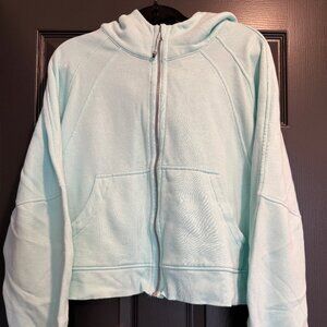 lululemon full zip hoodie in green